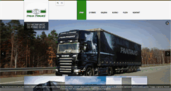 Desktop Screenshot of pamtrans.pl